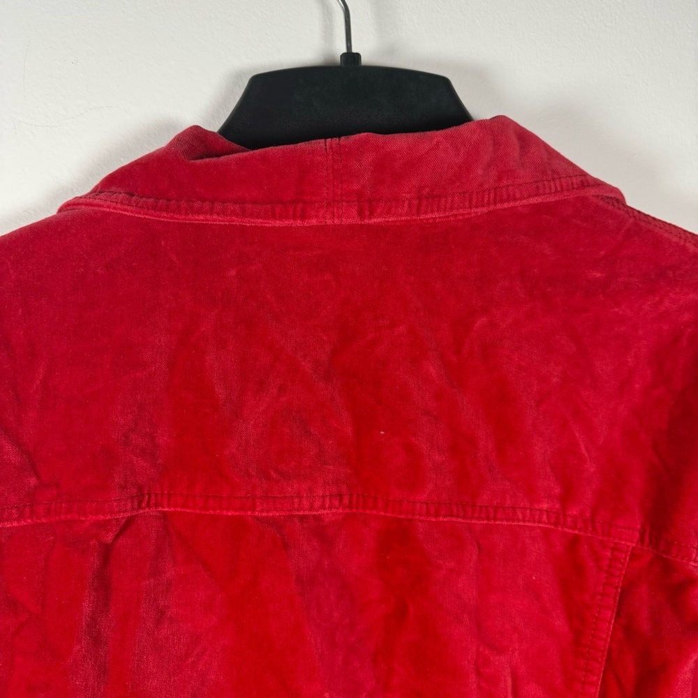 The Territory Ahead Velvet Red Botton Up Jacket Size XL - Picture 8 of 11